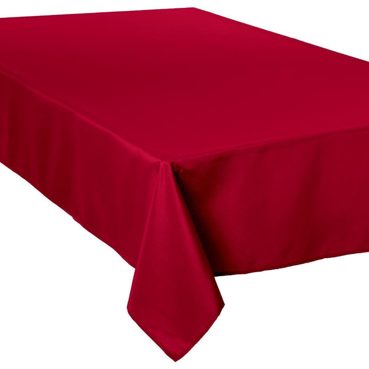 Atmosphera tafelkleed linnen antivlek, rood, 150 x 300 cm