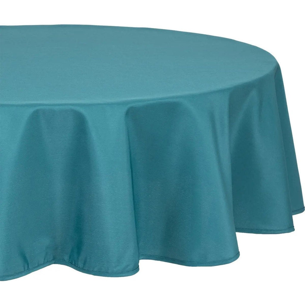 Atmosphera rond tafelkleed 180 cm, petrolblauw, polyester (3)