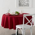 Atmosphera rond tafelkleed van polyester, rood, Ø 180 cm