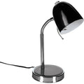 Atmosphera bureaulamp Design Light, zwart en zilver, H 35 cm
