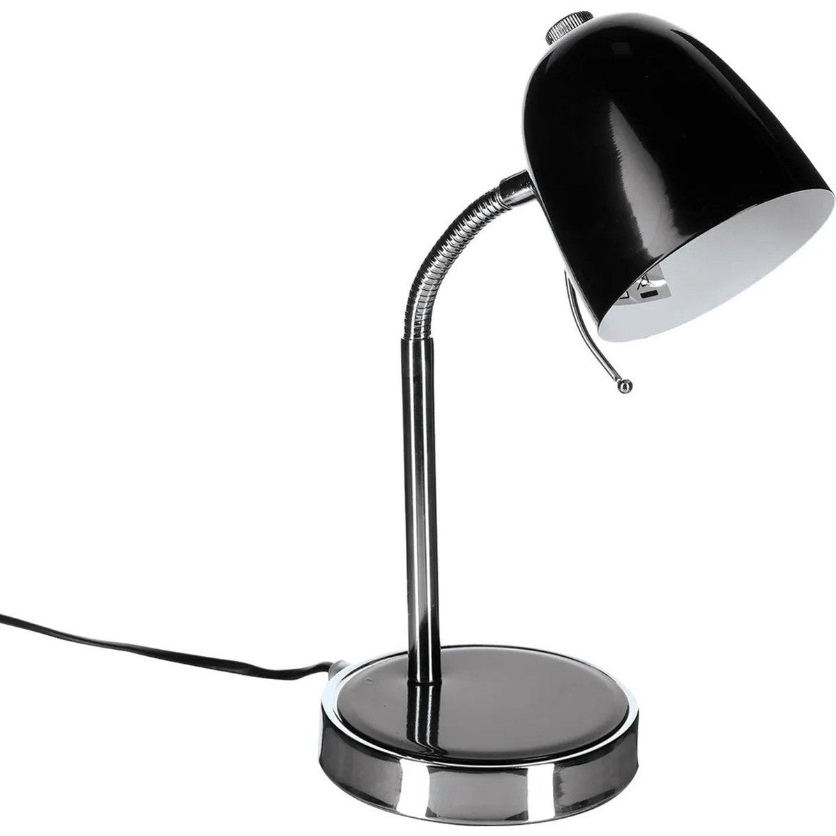 Atmosphera bureaulamp Design Light, zwart en zilver, H 35 cm