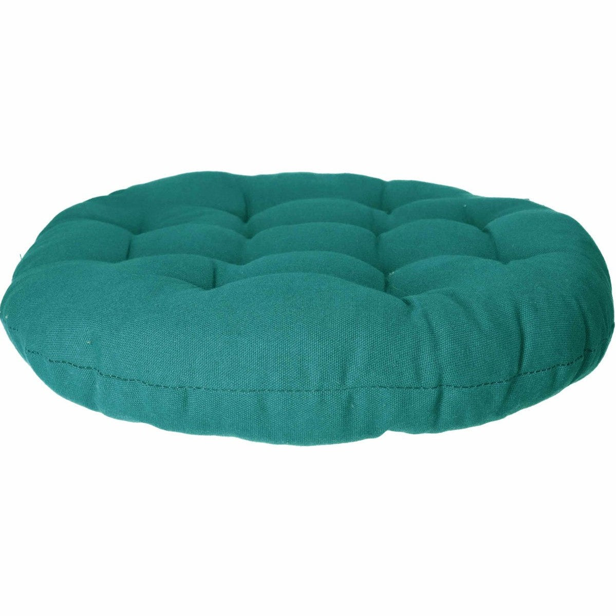 Atmosphera tuinstoelkussen rond petrolgroen, katoen, 38 cm