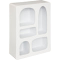 Atmosphera wandplank Rivi, wit, 45 x 65 cm