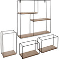 Atmosphera wandplanken, set van 4