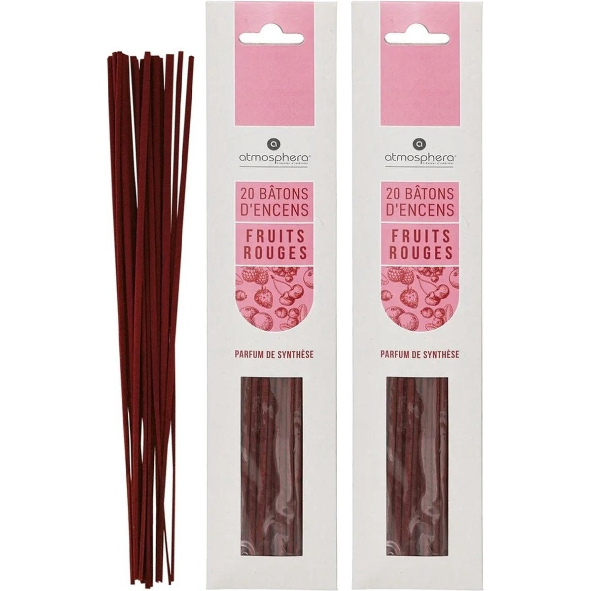 Atmosphera wierookstokjes fruit mix, 40 stuks, 25 cm