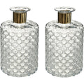 Atmosphera bloemenvazen Elegance, set van 2, H 26 cm