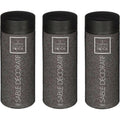 Atmosphera decoratiezand zwart, 750 g, set van 3