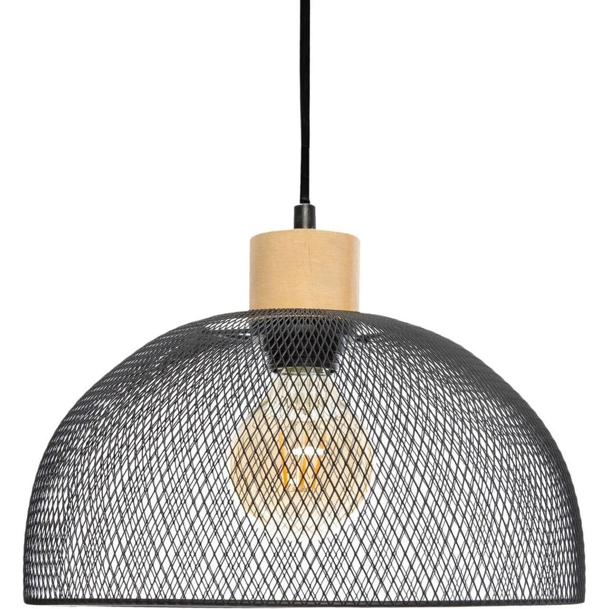Atmosphera hanglamp metaal en hout