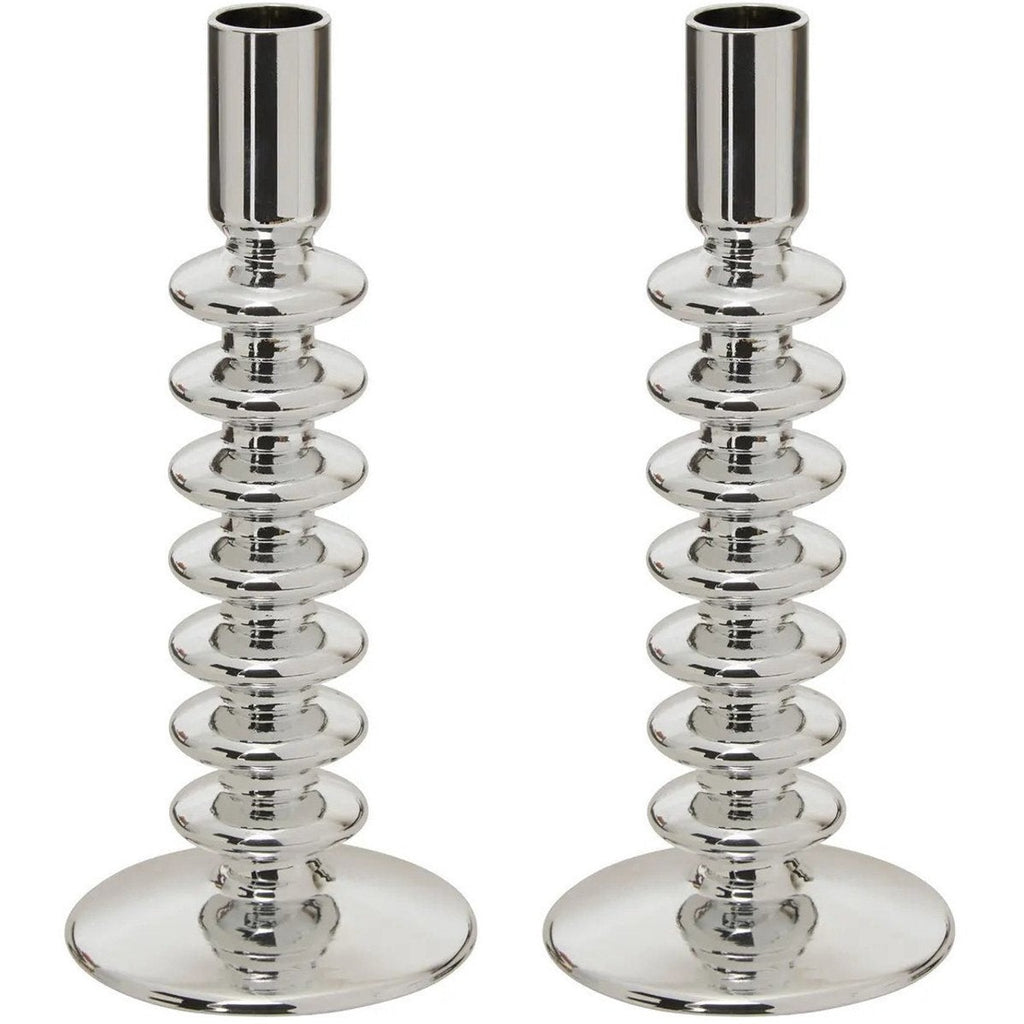Atmosphera kandelaars dinerkaarsen, glas, set van 2, 22 cm