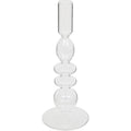 Atmosphera kandelaar Murano glas, transparant, D 9 x H 22 cm