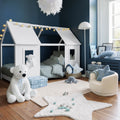 Atmosphera Kids kinderfauteuil Curly, wit