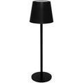 Atmosphera Cody draagbare tafellamp, zwart