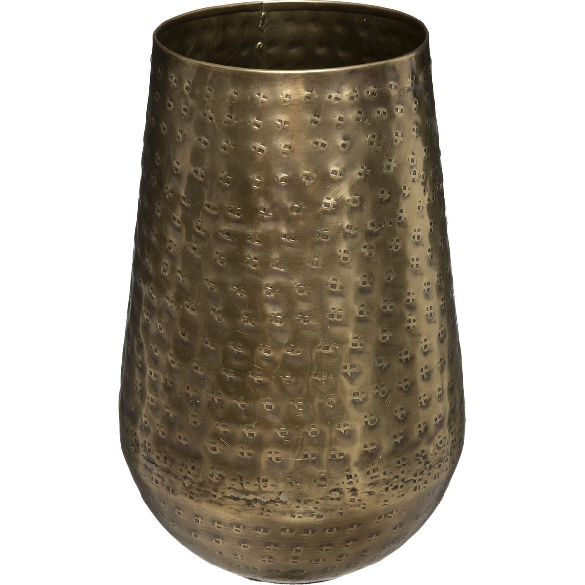 Atmosphera vaas Oase, goud metaal, H 23 cm, Ø 15 cm
