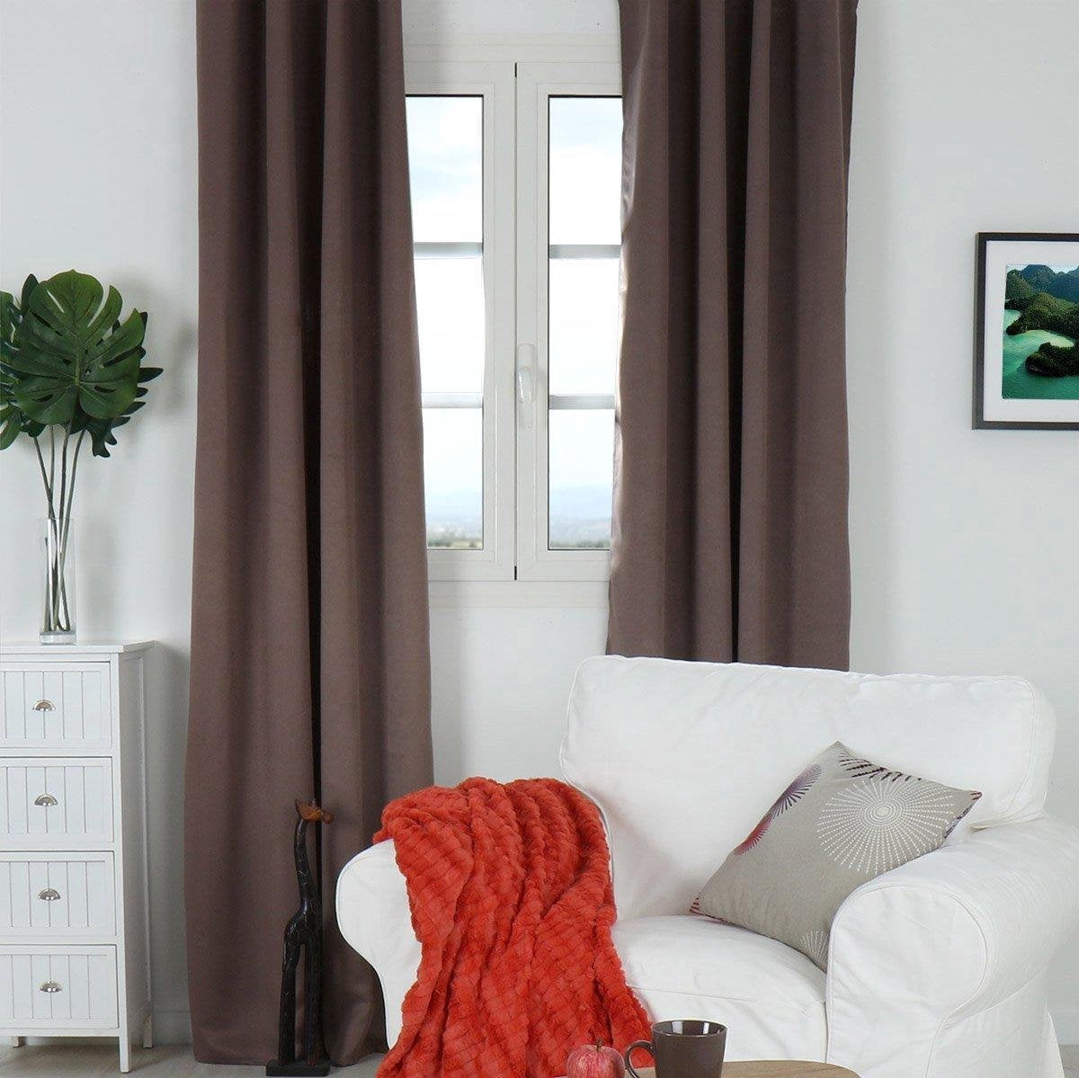 Atmosphera 2x verduisteringsgordijn taupe, 135 x 240 cm (7)