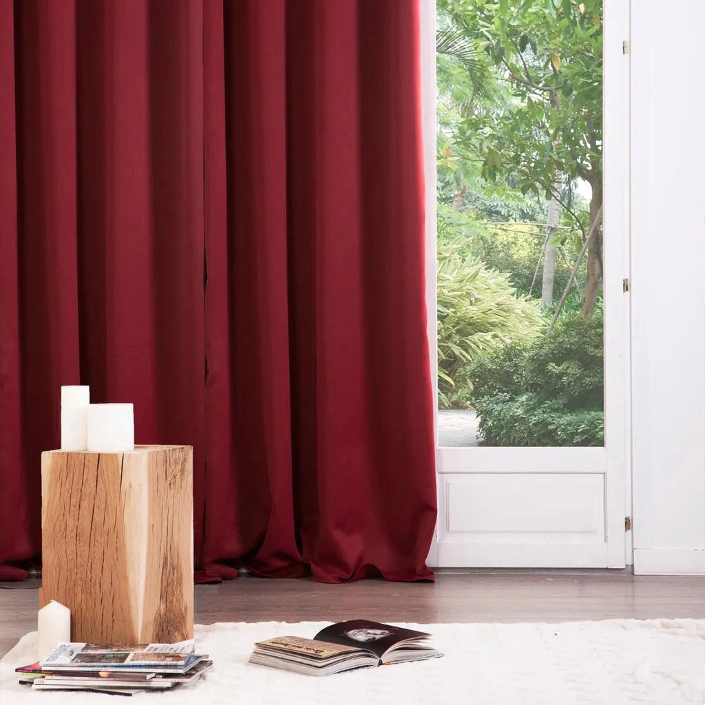 Atmosphera 2x verduisteringsgordijn rood, 135 x 240 cm (5)