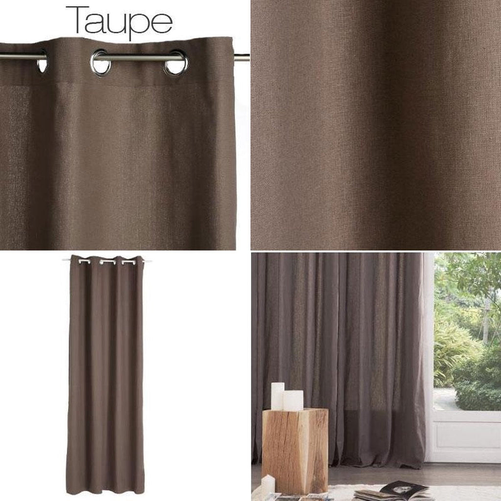 Atmosphera 2x verduisteringsgordijn taupe, 135 x 240 cm (5)