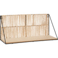 Atmosphera wandplank Cosy van metaal, 48 x 12 cm