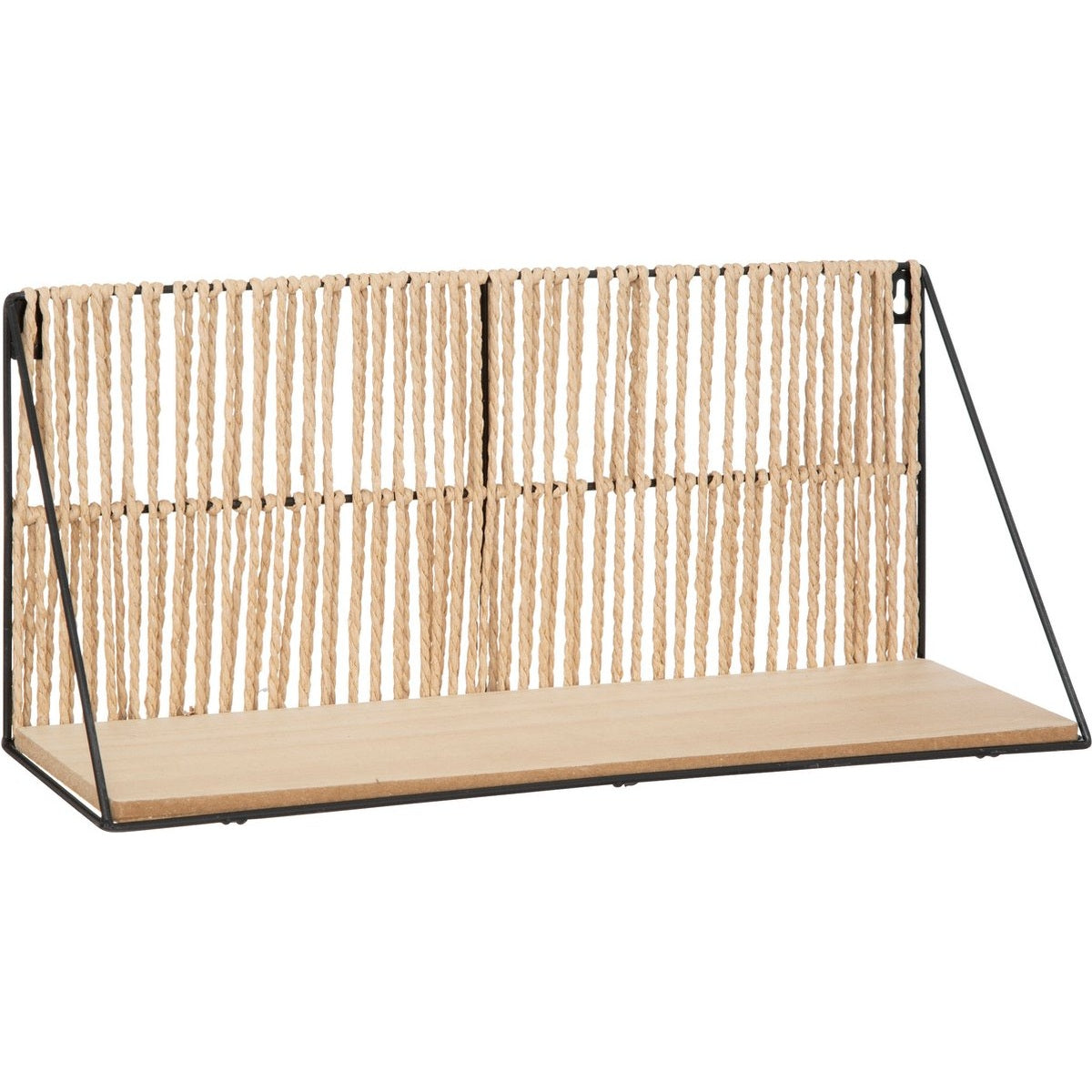 Atmosphera wandplank Cosy van metaal, 48 x 12 cm