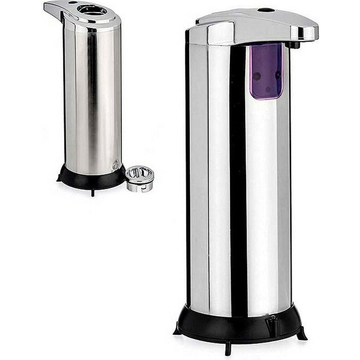Automatische zeepdispenser met sensor, rvs, 220 ml