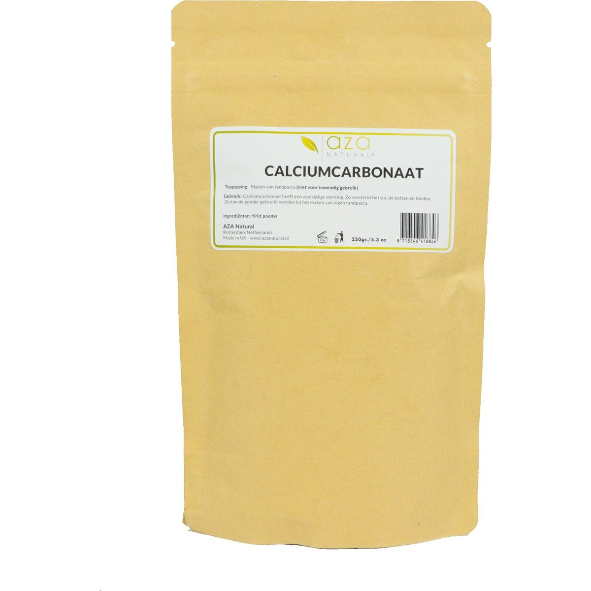 Aza Natural calciumcarbonaat, 250 g