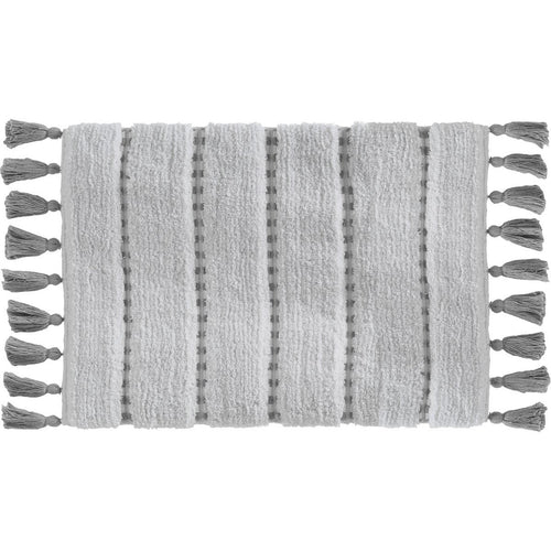 5Five badmat Pom pom, bruin, katoen, 50 x 75 cm