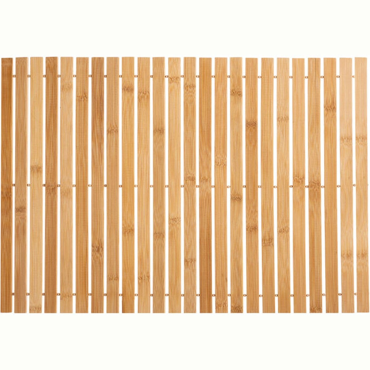 5Five bamboe badmat met latjes, naturel, 60 x 40 cm