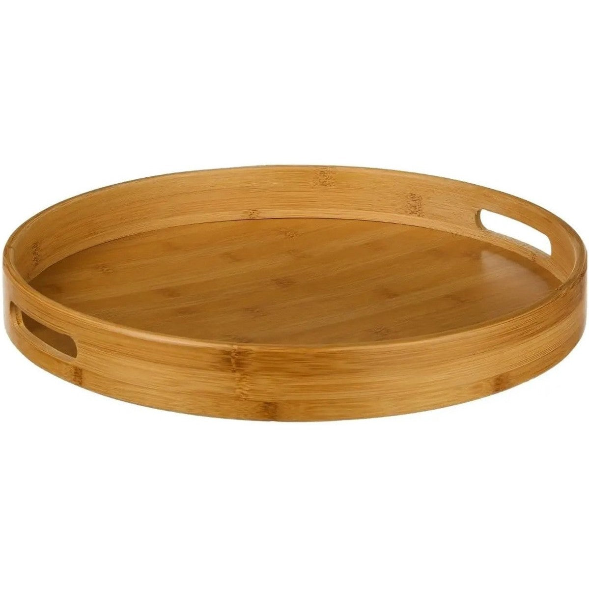 Secret de Gourmet rond bamboe dienblad met handvatten, Ø 40 cm
