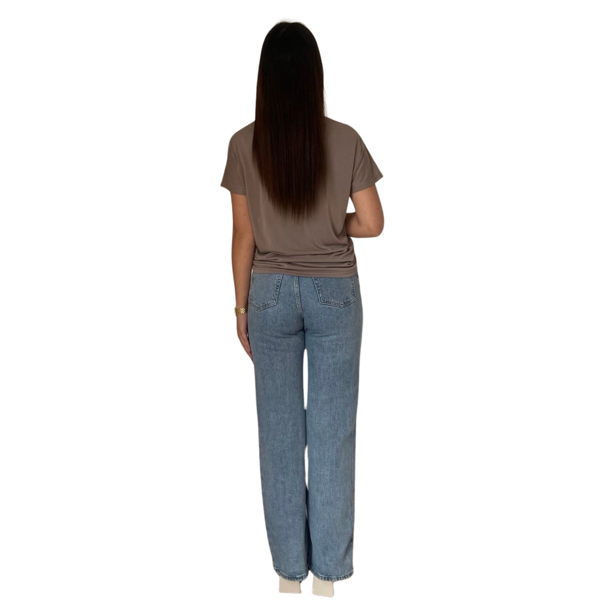 Basic T-shirt - Coffee - MODESTNOVA