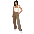 Basic wide leg broek, taupe