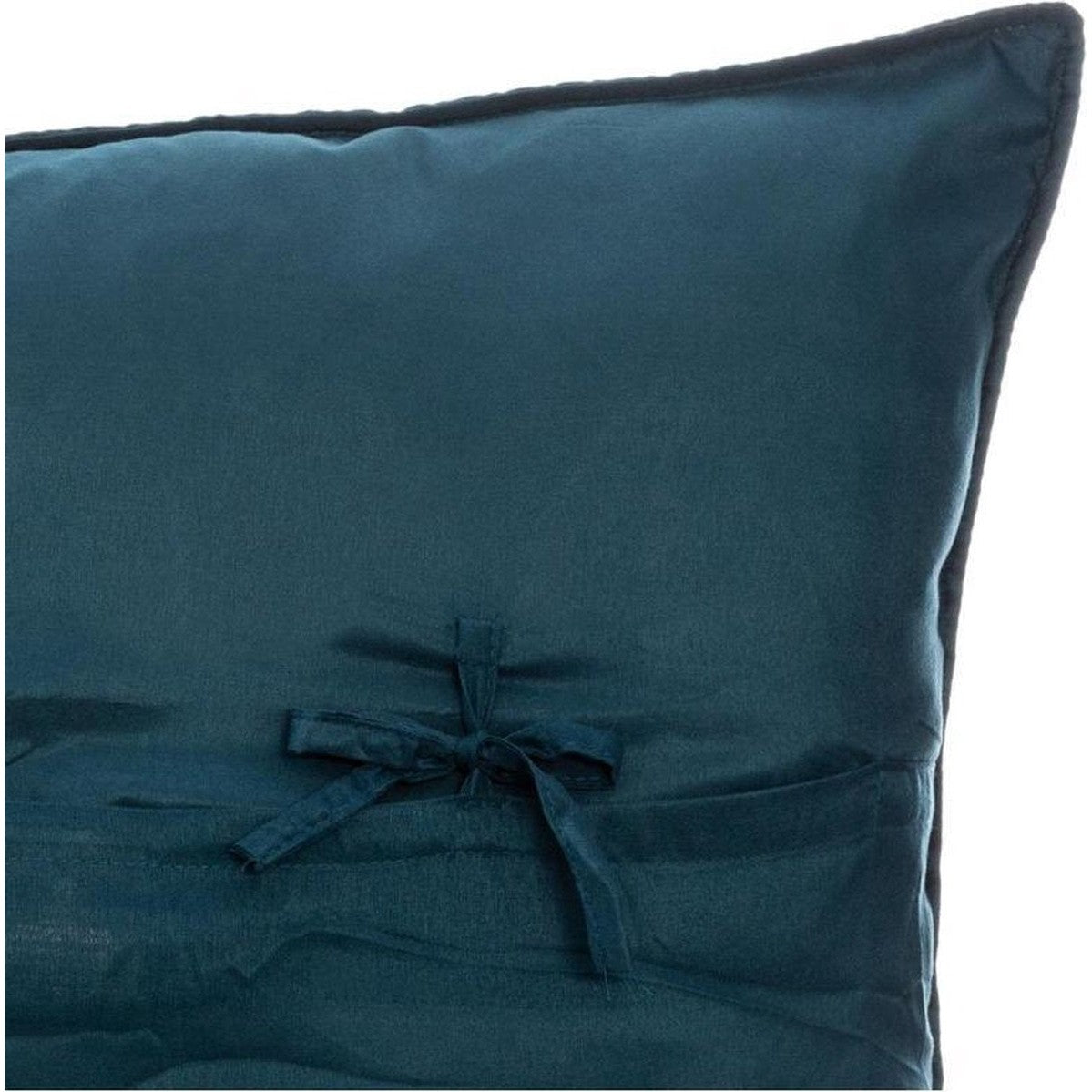 Bedsprei 260 x 240 cm met 2 kussenslopen, blauw en groen (5)