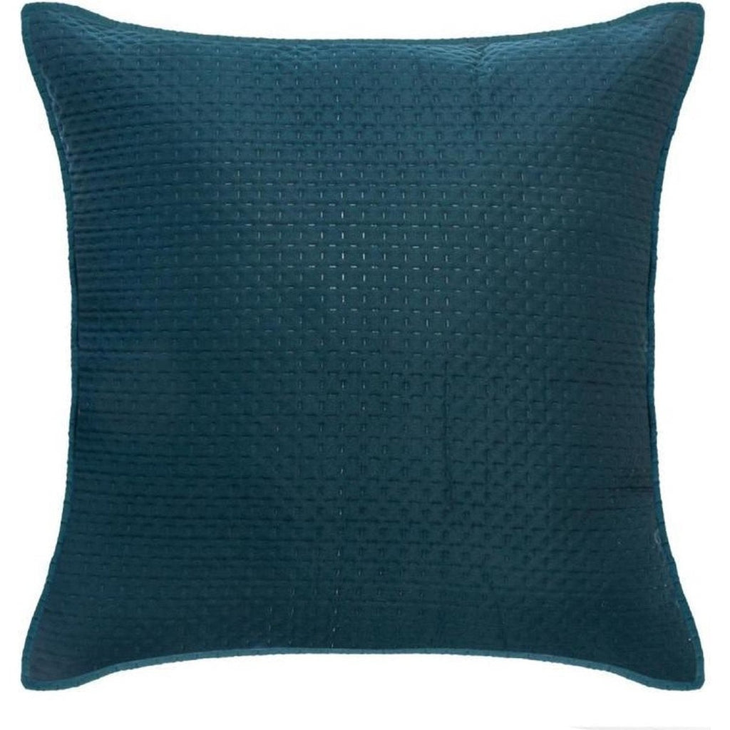 Bedsprei 260 x 240 cm met 2 kussenslopen, blauw en groen (4)