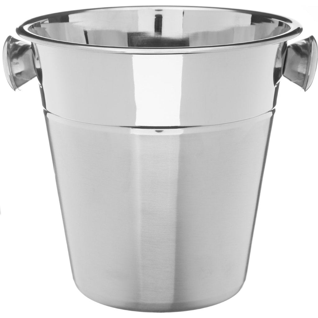 Champagnekoeler van rvs, zilver, 3 L