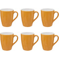 Colorama mokken met oor, geel, set van 6 (38 cl)