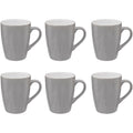 Colorama mokken met oor, grijs, set van 6 (38 cl)