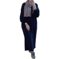 Comfy jurk met zakken, zwart
