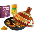 Tajine cadeaupakket met kookboek, kruiden en ingelegde citroenen