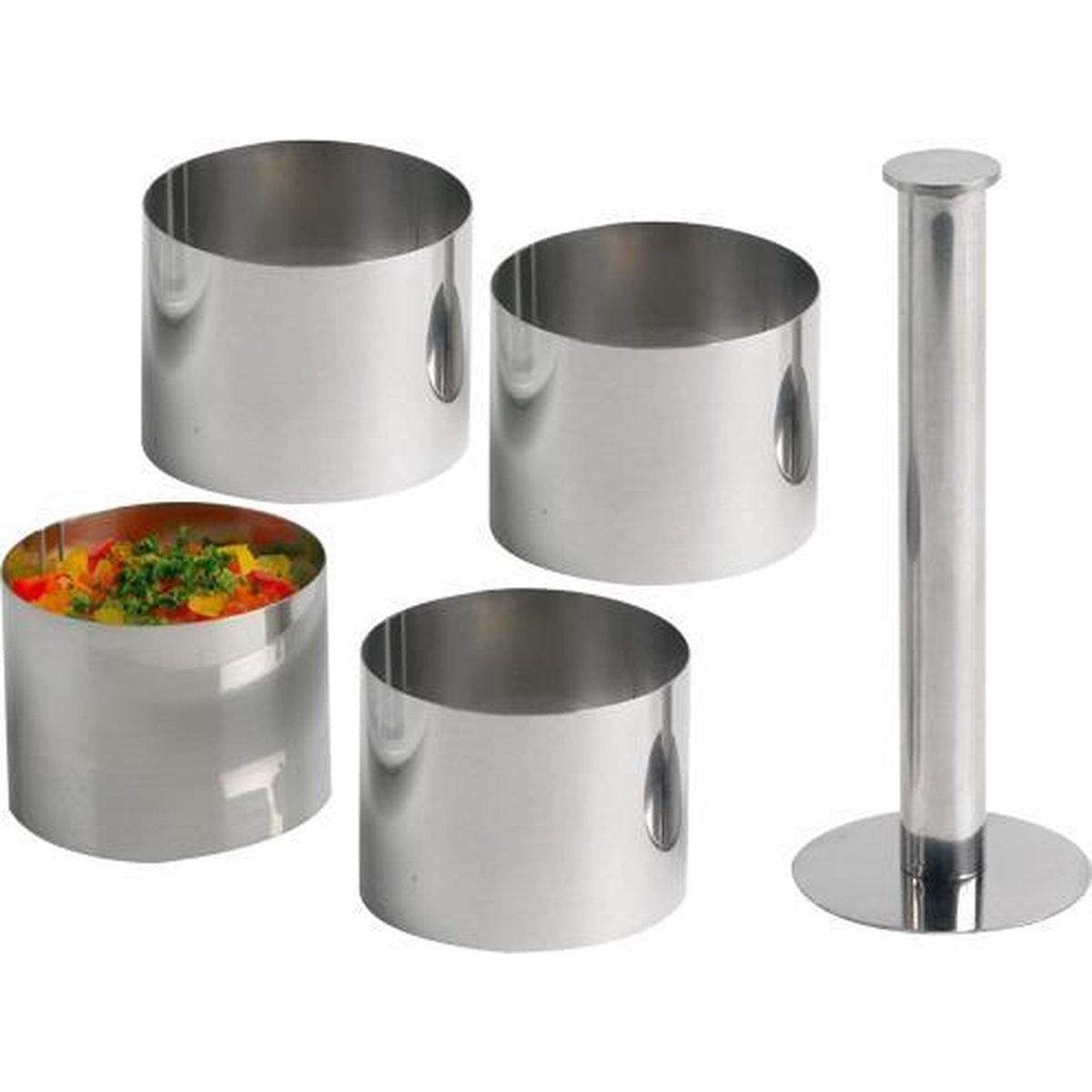 Cosy&Trendy garneercirkels met stamper, Ø 7 cm, set van 4