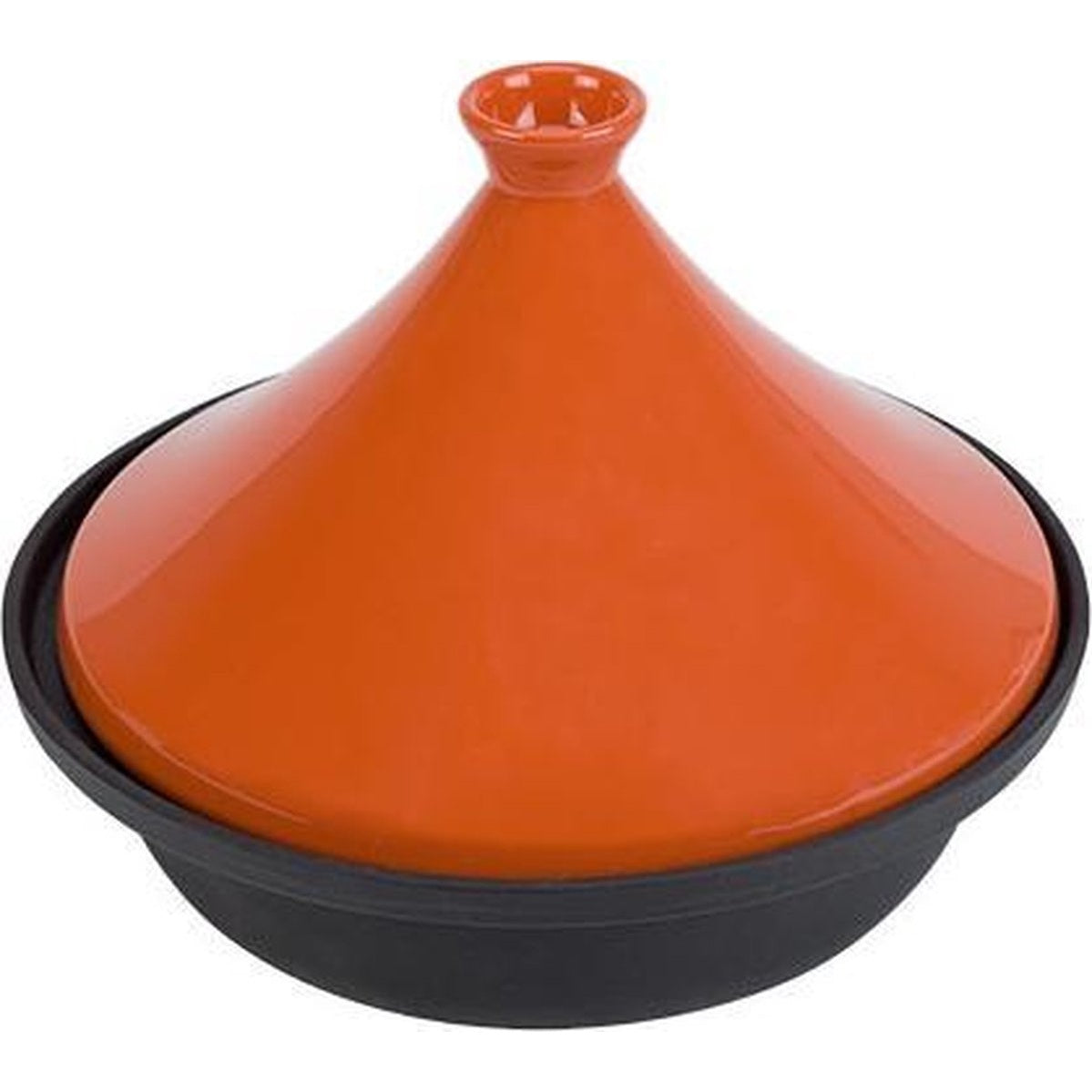 Cosy&Trendy tajine 30 cm, zwart en oranje, inductie