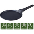 Crêpepan 25 cm voor pannenkoeken en pizza