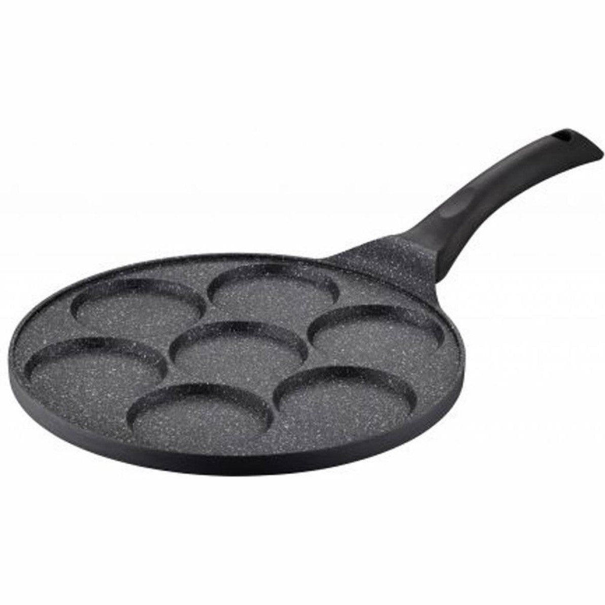 Pannenkoekenpan met 7 mallen en anti-aanbaklaag