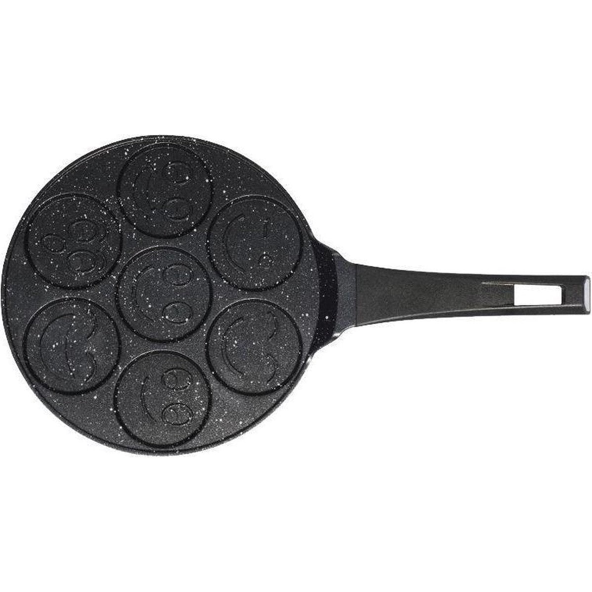 Crêpemaker voor 7 pannenkoekjes met figuurtjes, Ø 26 cm