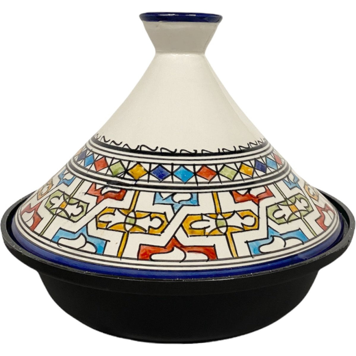 Cuilina | Tajine Fes Ø30cm - Inductie – Handgemaakt kleurrijke keramiek – Inductie