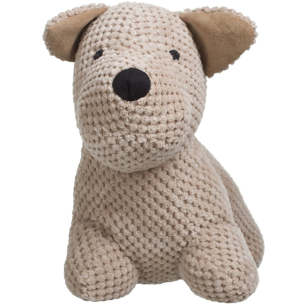 Deurstopper hond van pluche, grijs, 31 x 24 cm (3)