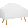 Houten speelgoedkist Madelon, wit