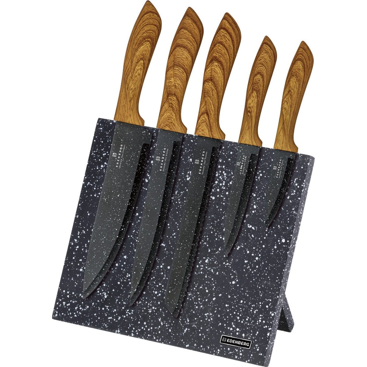 Edënbërg Prestige Line messenset met magneetblok, 6-delig