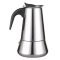 Espressomaker 9 kops, rvs, geschikt voor inductie