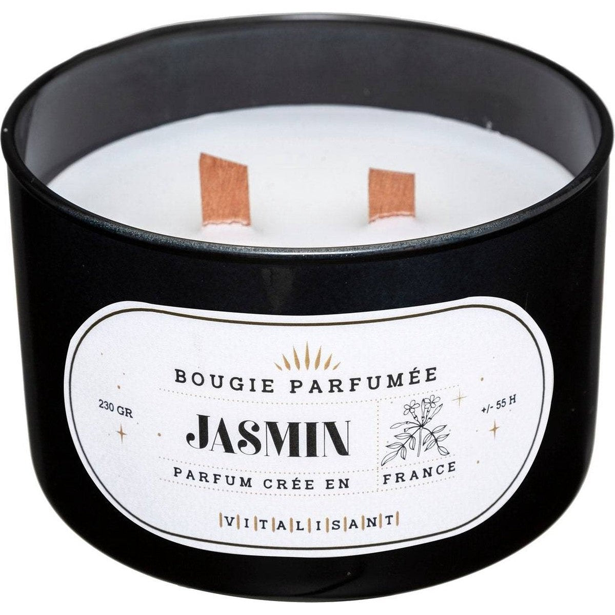 Atmosphera geurkaars jasmijn in glas, 470 g