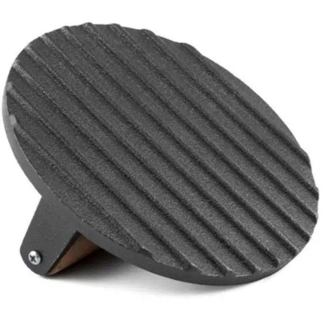 Gietijzeren hamburgerpress XL met houten handvat, rond, 17,5 cm (3)