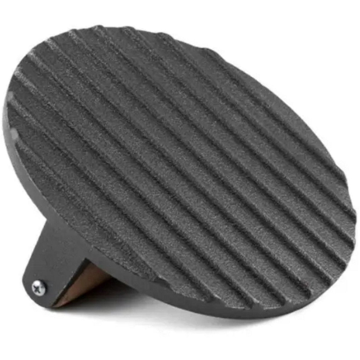 Gietijzeren hamburgerpress XL met houten handvat, rond, 17,5 cm (3)