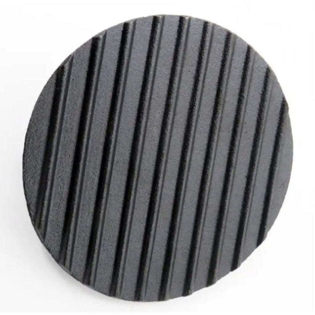 Gietijzeren hamburgerpress XL met houten handvat, rond, 17,5 cm (2)